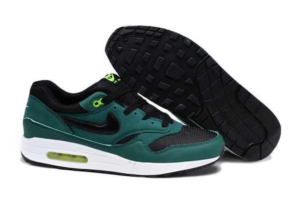 Nike Air Max 87 Chaussures Hommes Nouveau Noir Ver